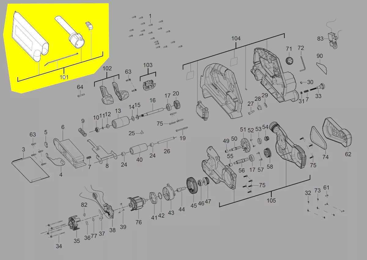 Sac poussière réf. 4931465158 AEG